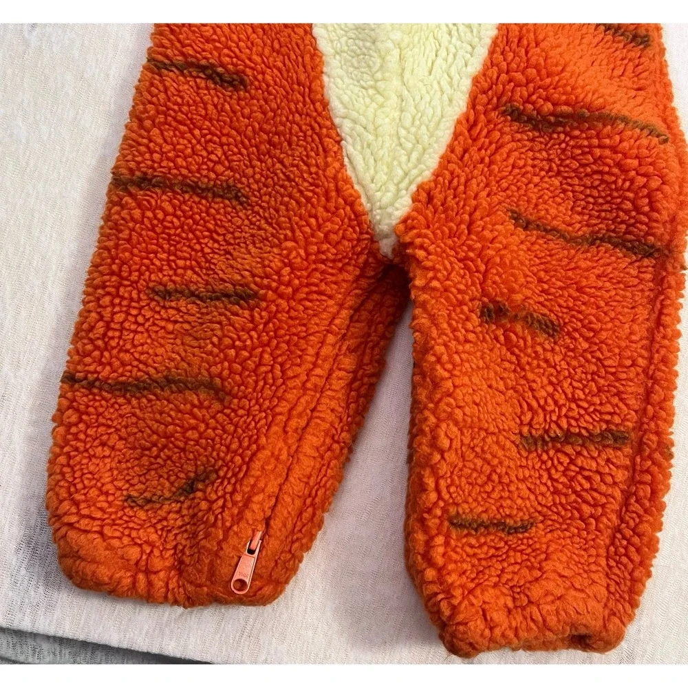 Disney Store Tigger Costume‎ Baby 6–12 Months Sherpa Hooded One Piece Vintage